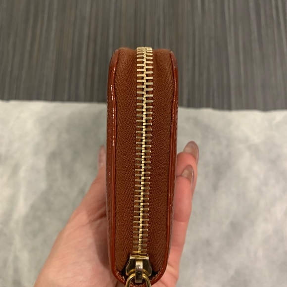 YSL brown/ orange long wallet - Picture 3 of 9